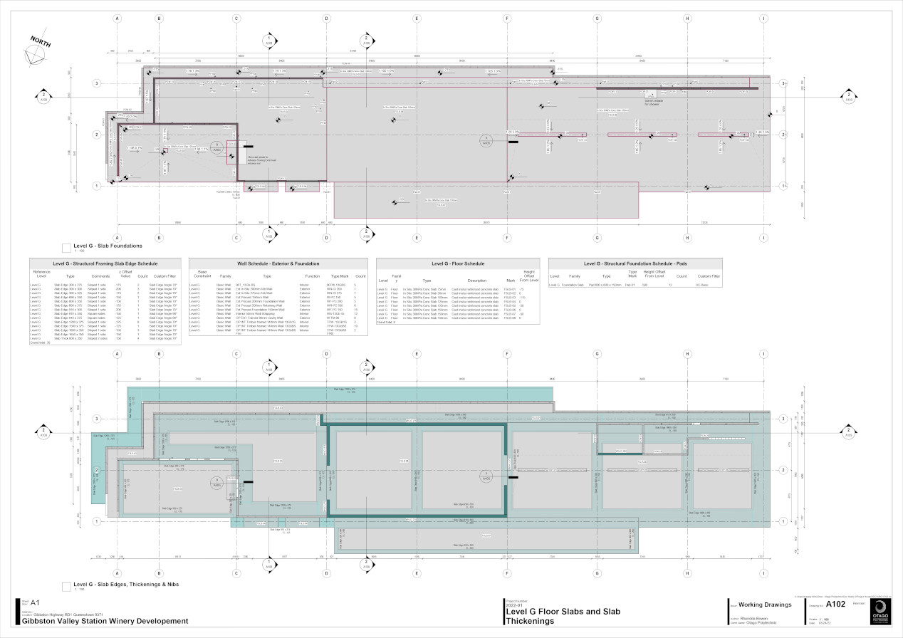 Gibbston Valley Winery plan and design