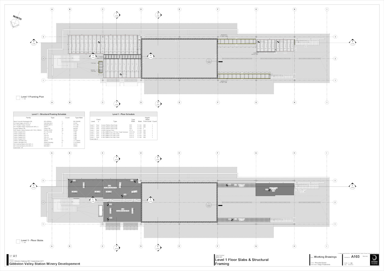 Gibbston Valley Winery plan and design