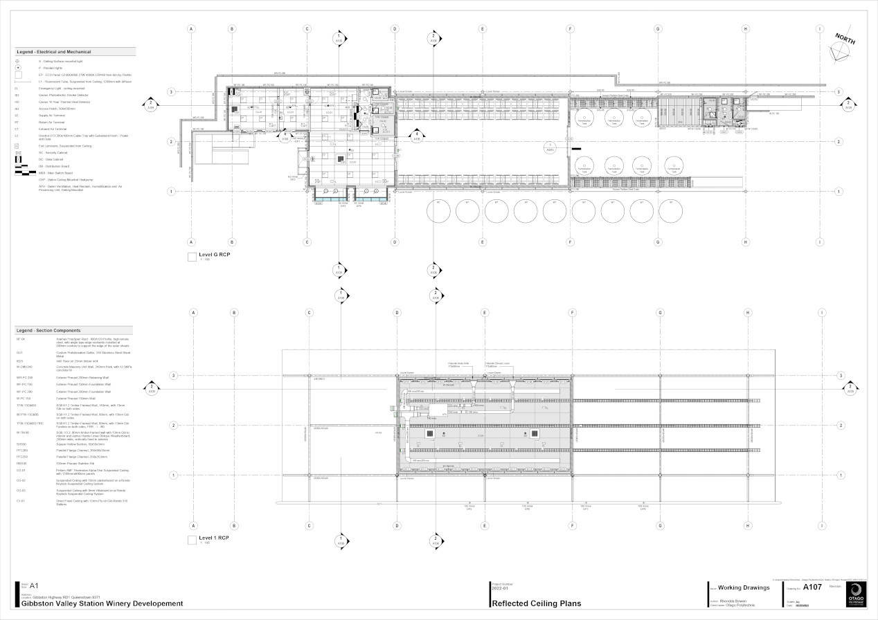 Gibbston Valley Winery plan and design