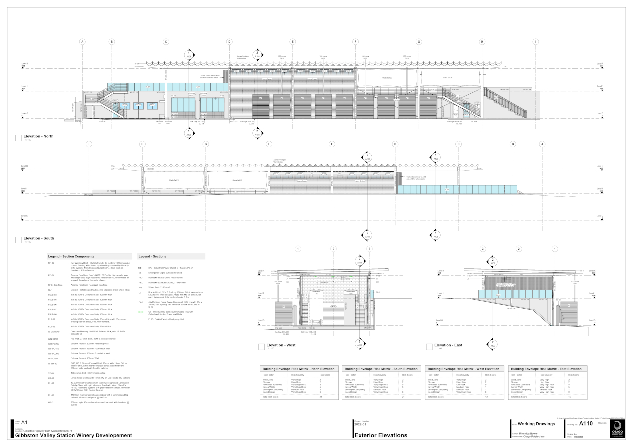 Gibbston Valley Winery plan and design