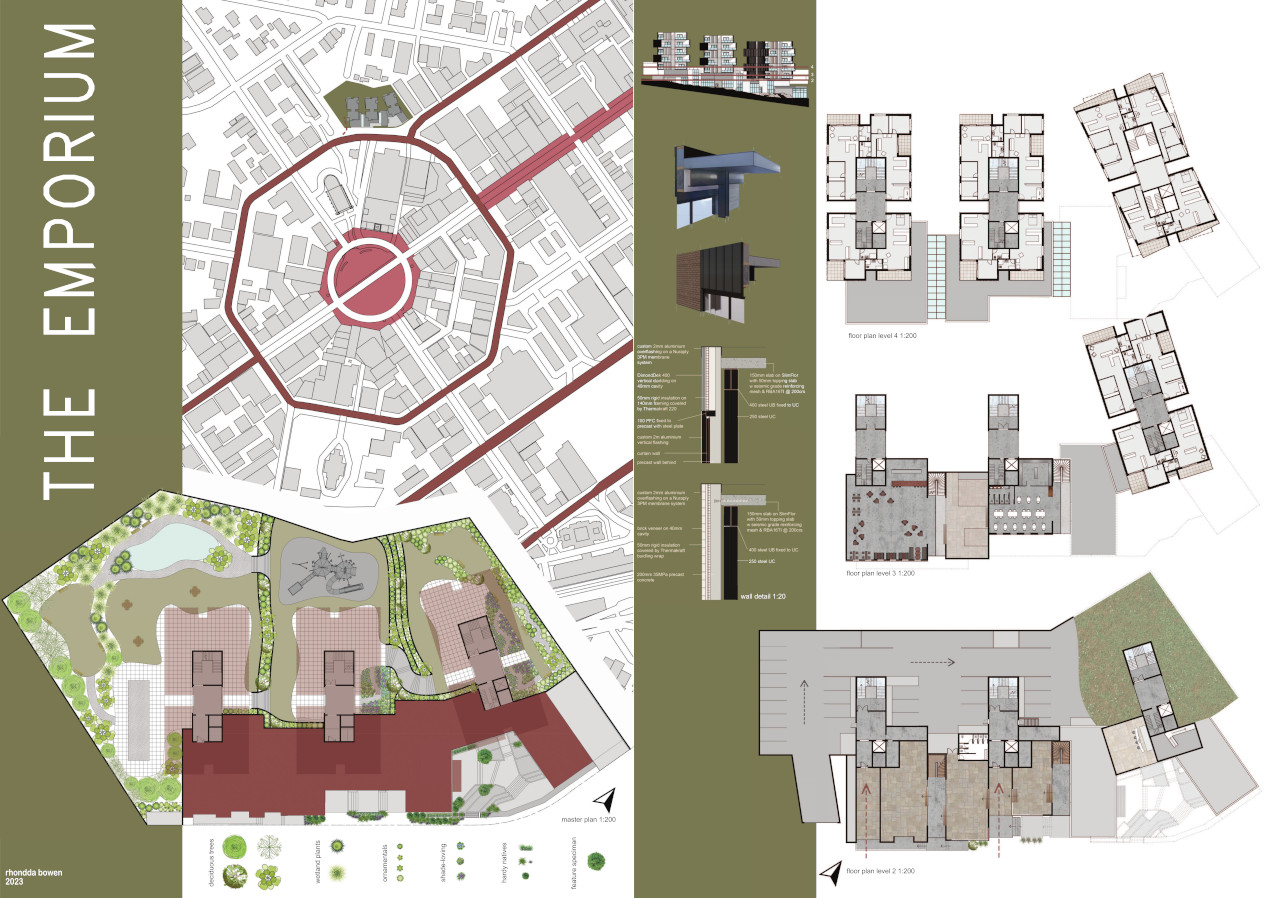 The Emporium plan and design