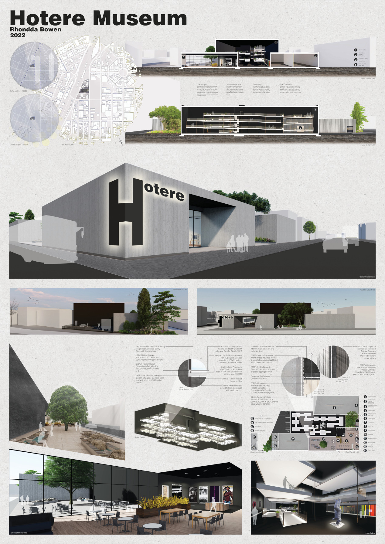 The Hotere Museum plan and design